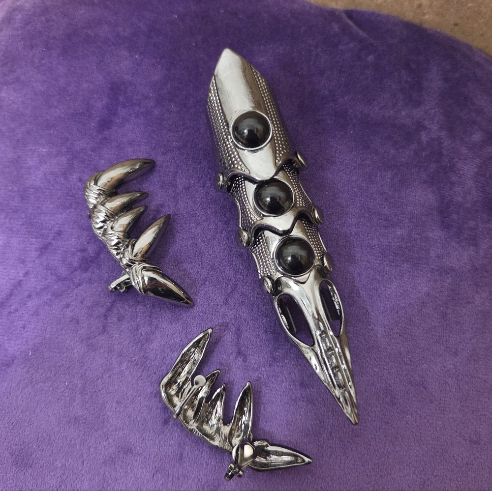 🖤 Lot Of Gothic Costume Jewelry